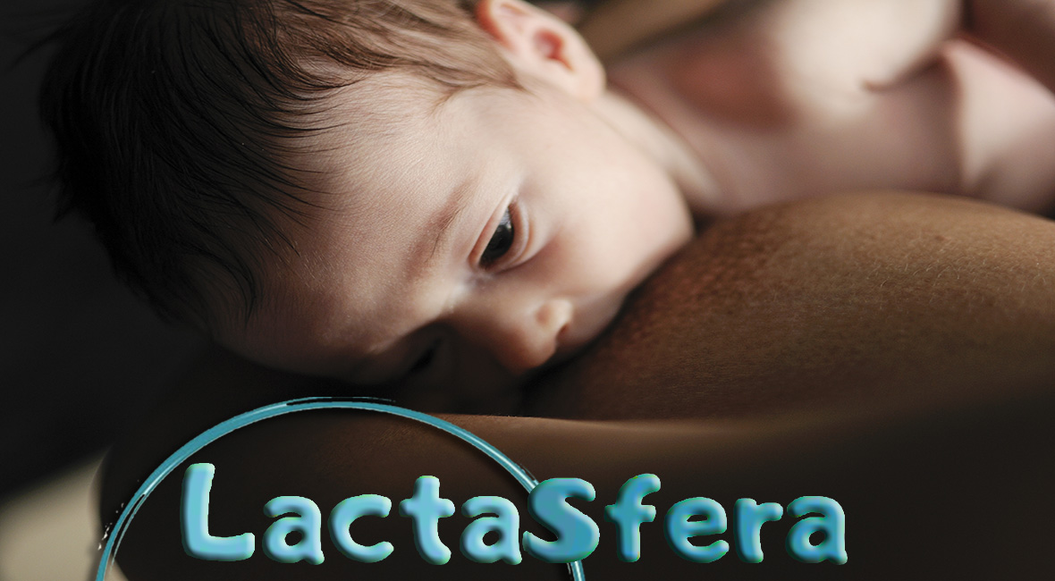 Young mother breastfeeding newborn baby